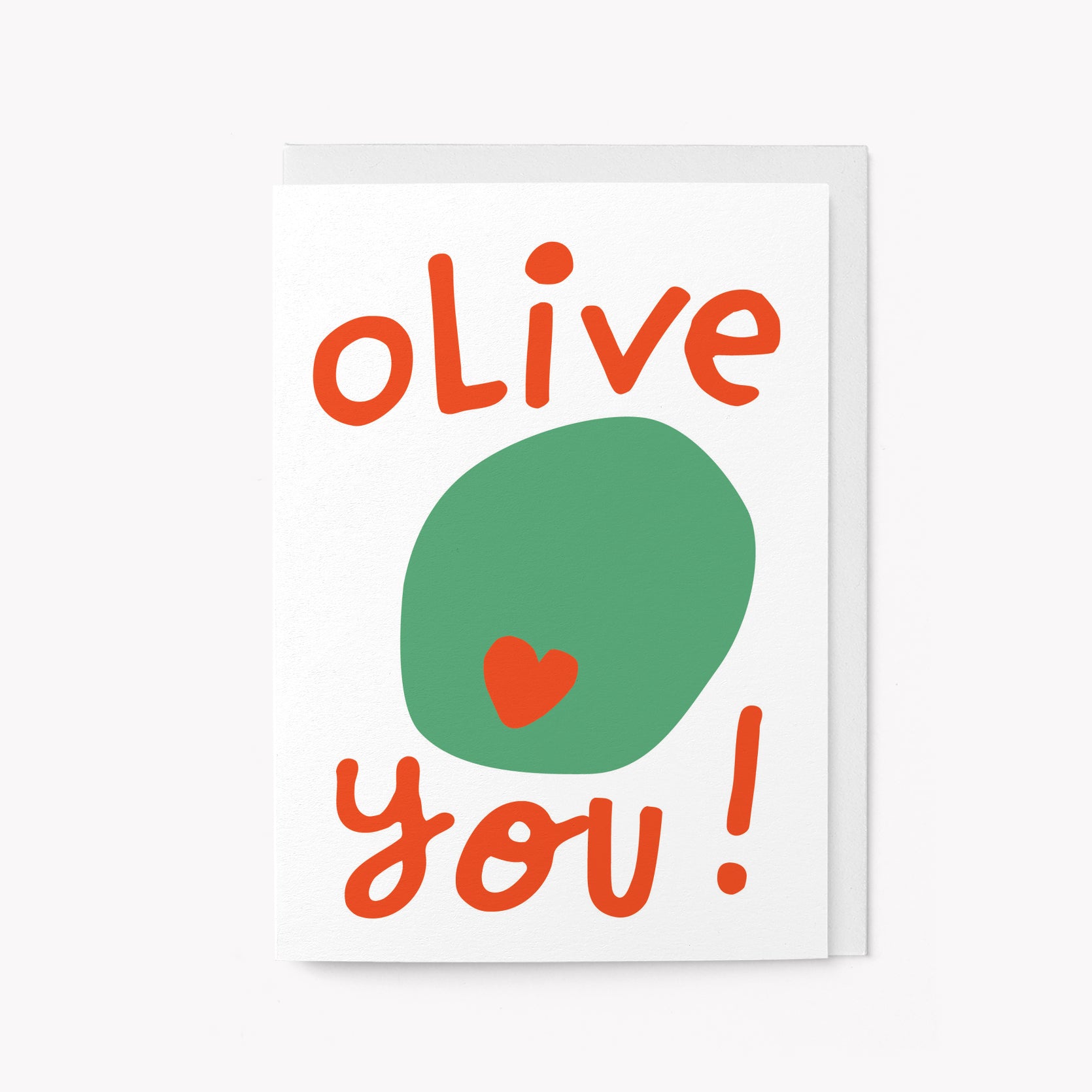 Olive you - Greeting card