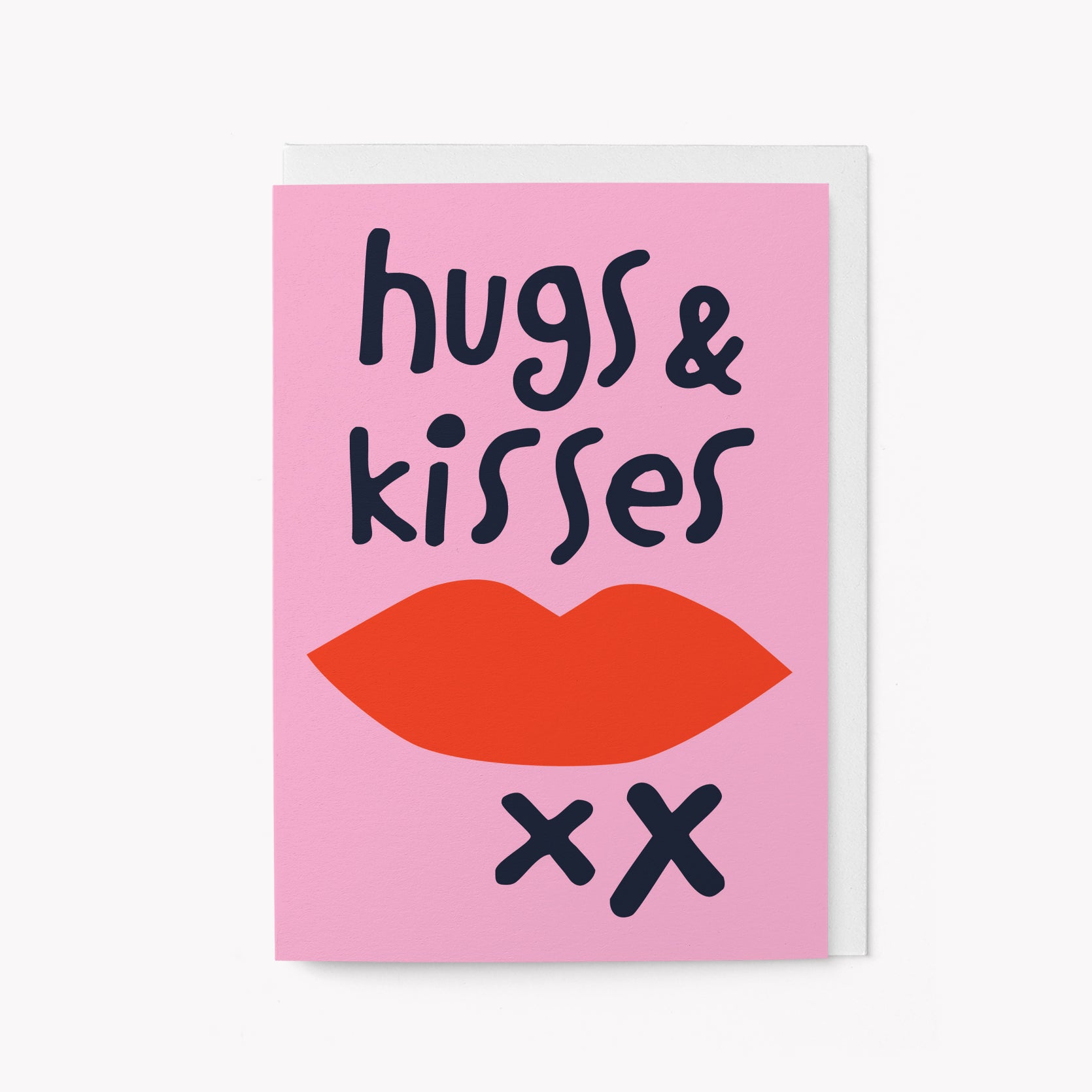 Hugs & Kisses - Greeting card