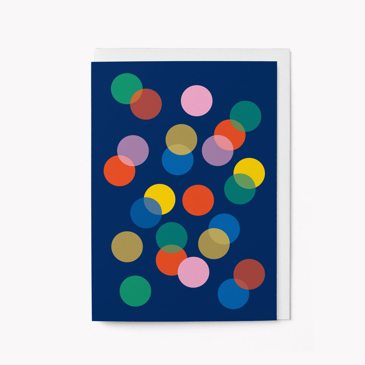 Night lights - Greeting card