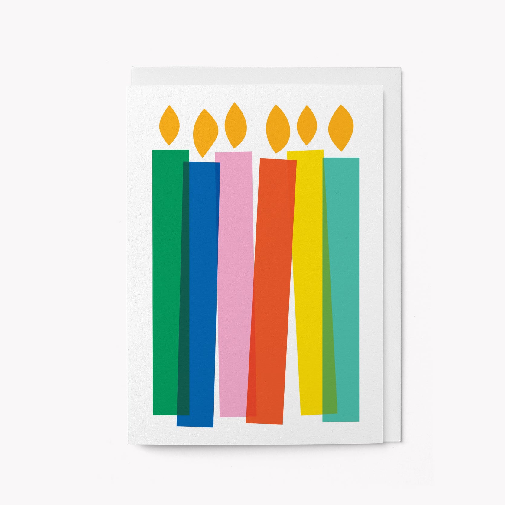 Birthday candles- Greeting card