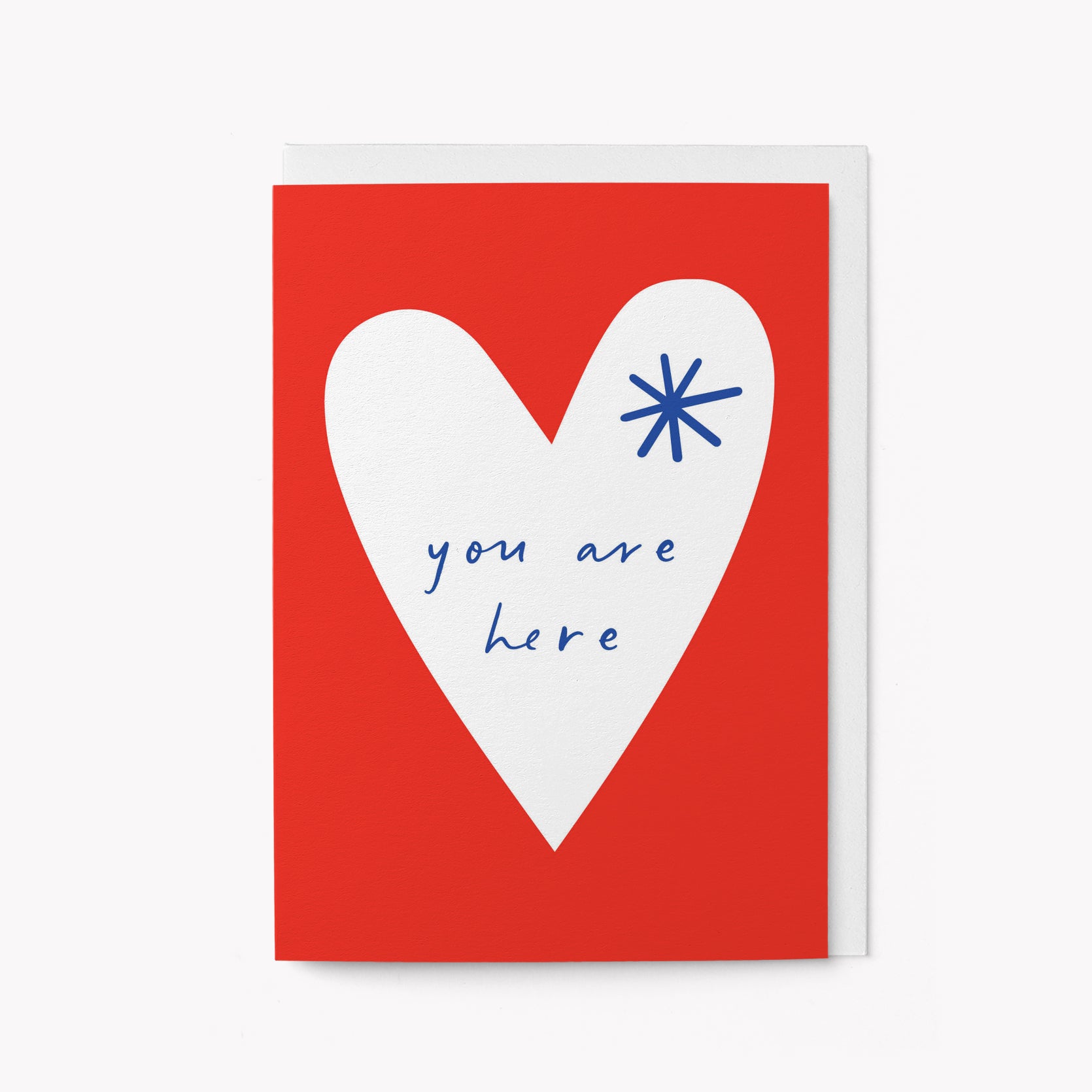 You are here - Greeting Card