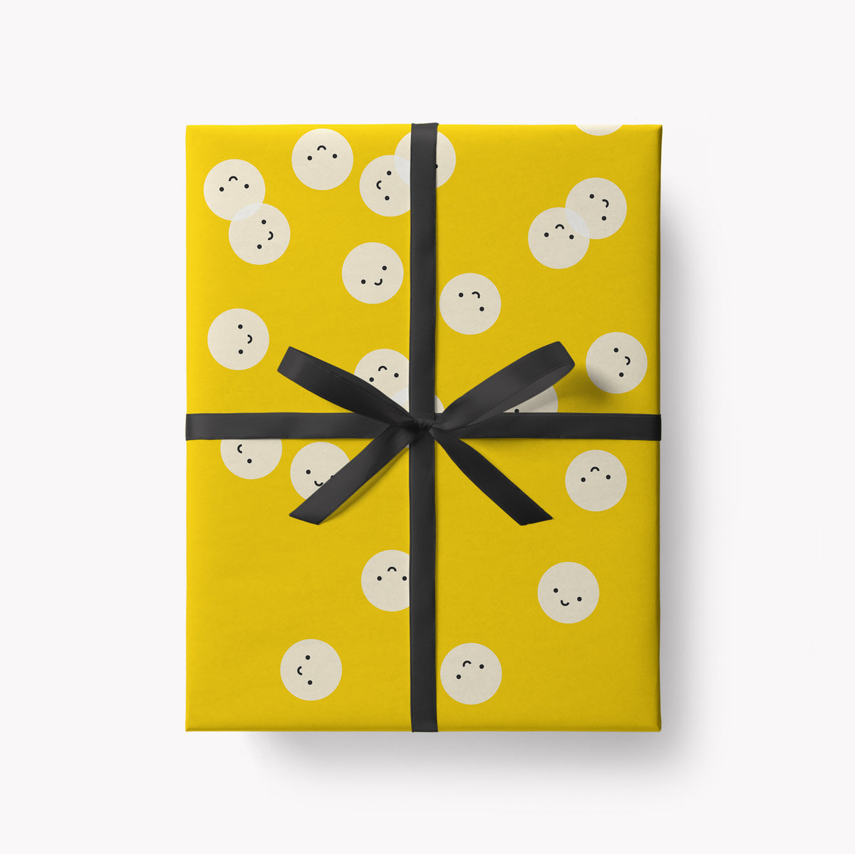 Smiley Faces Gift Wrap Set – 5 Sheets