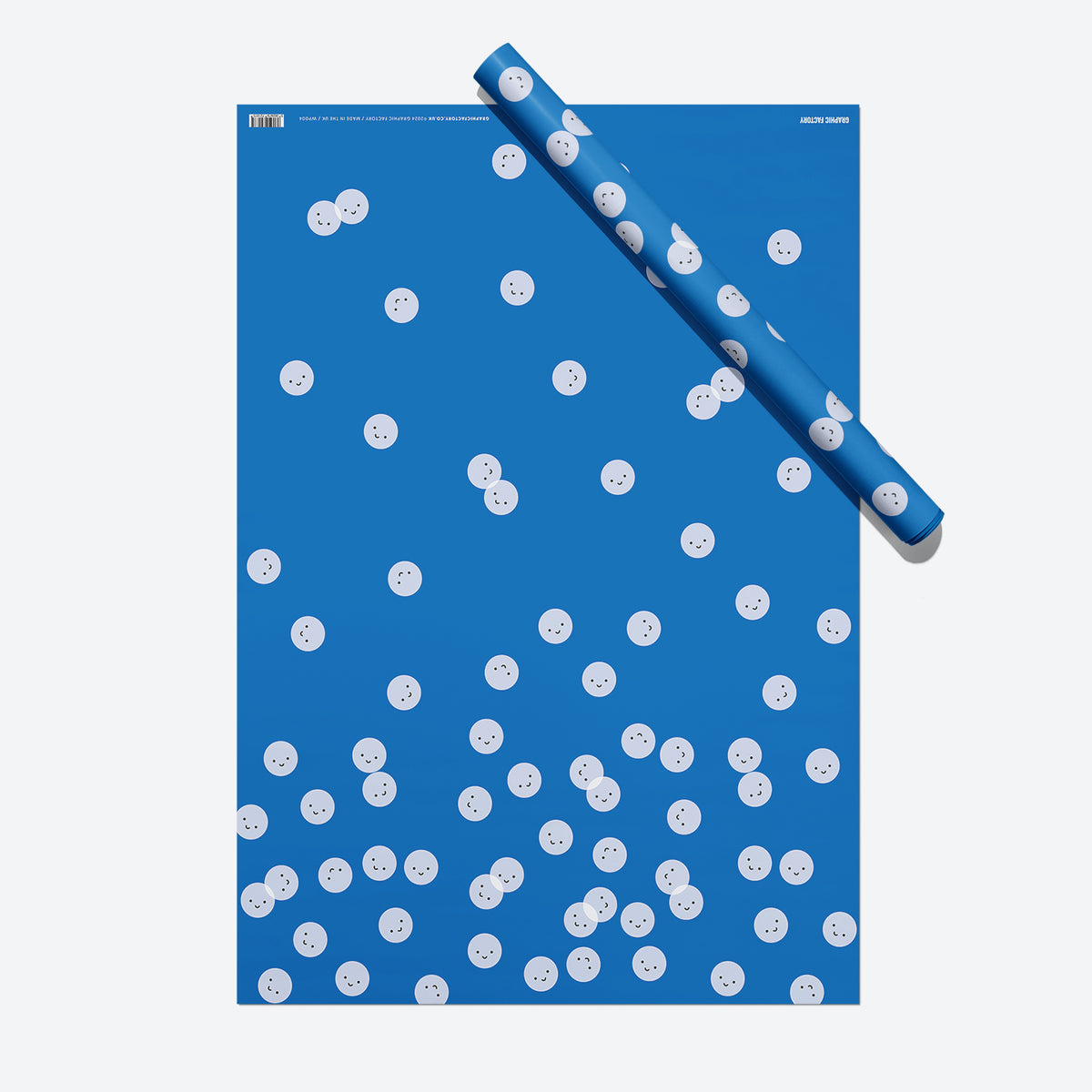 Smiley Faces Gift Wrap Set – 5 Sheets