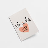 To my perfect mom - Birthday card for cat mother - Mother's Day Greeting card