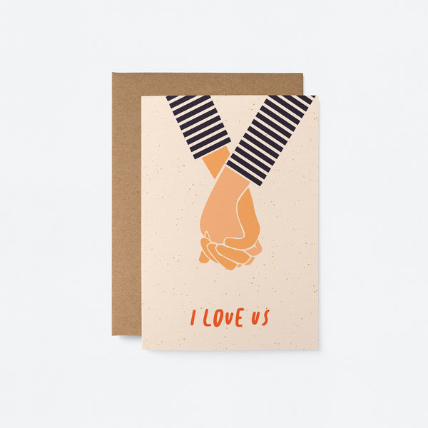 I love us - Greeting card
