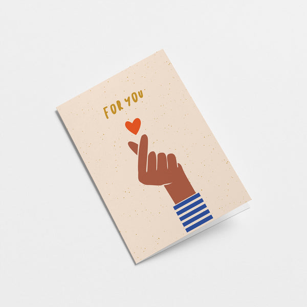 For You - Love & Friendship Greeting card