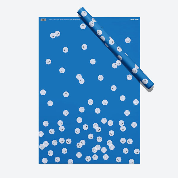 Smiley Faces Gift Wrap | Wrapping Paper | Craft Paper