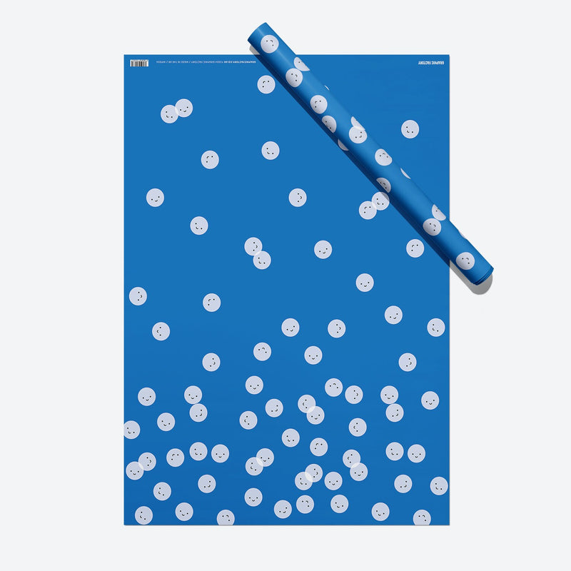 Smiley Faces Gift Wrap | Wrapping Paper | Craft Paper