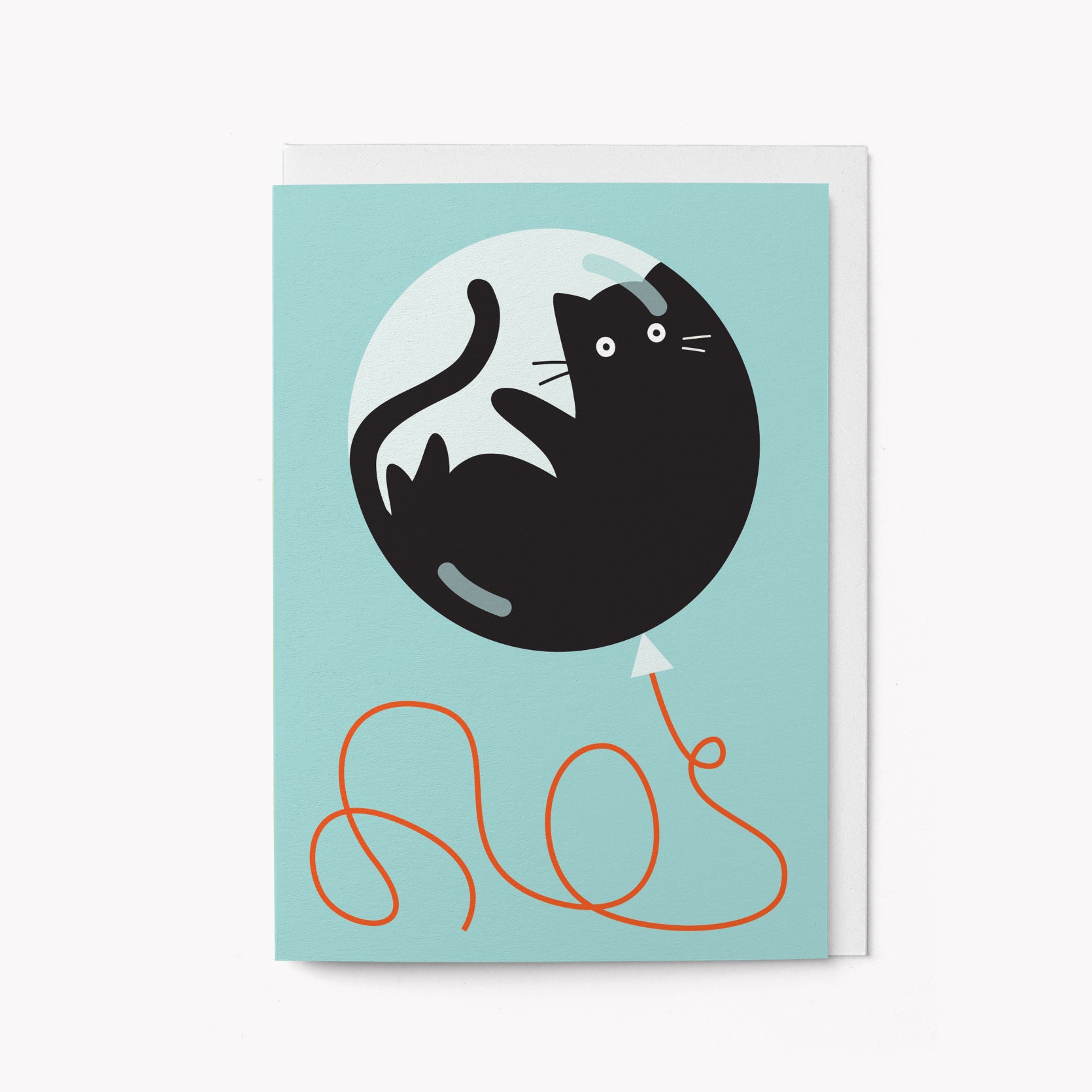 Curious cat - Birthday card