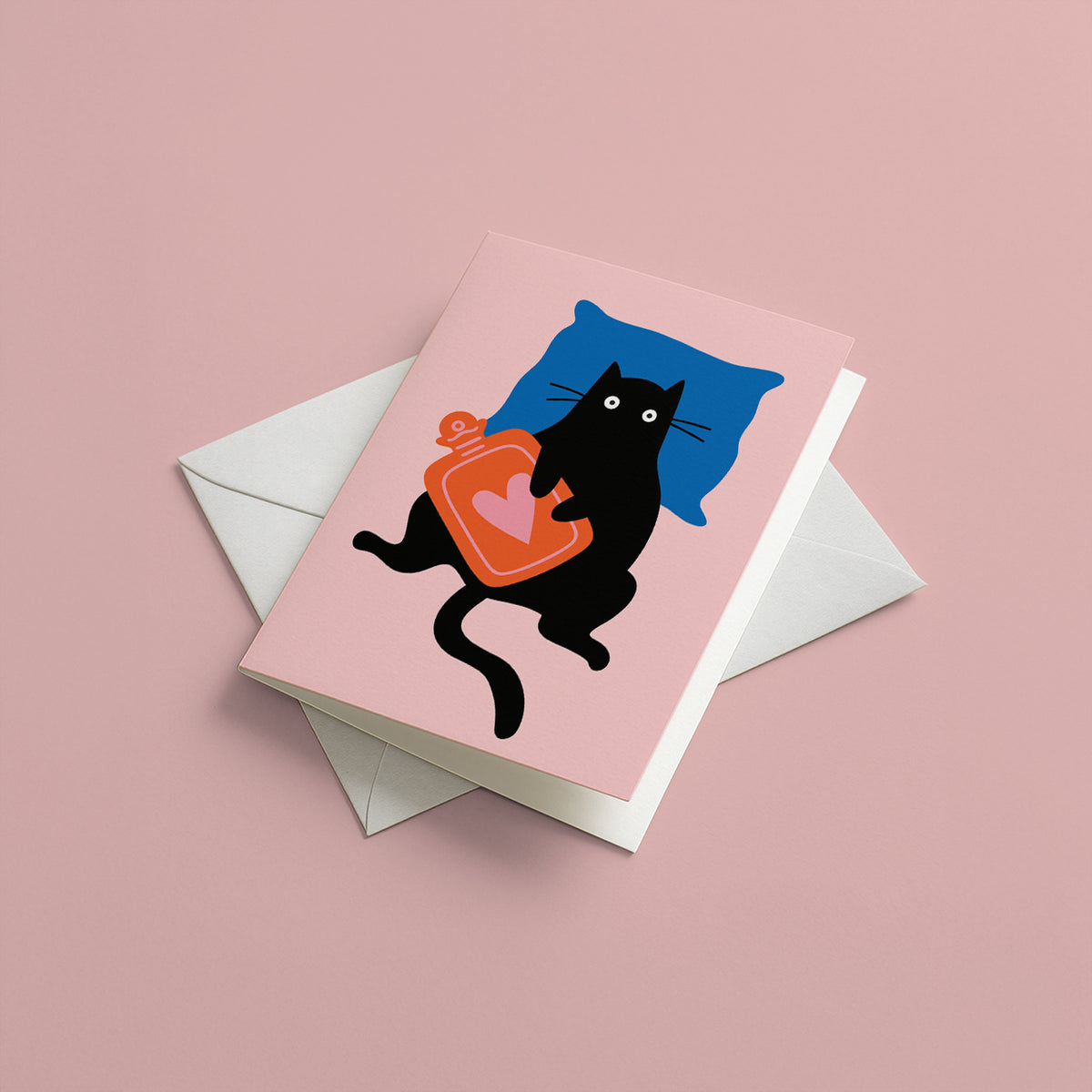 Cosy Cat - Greeting card