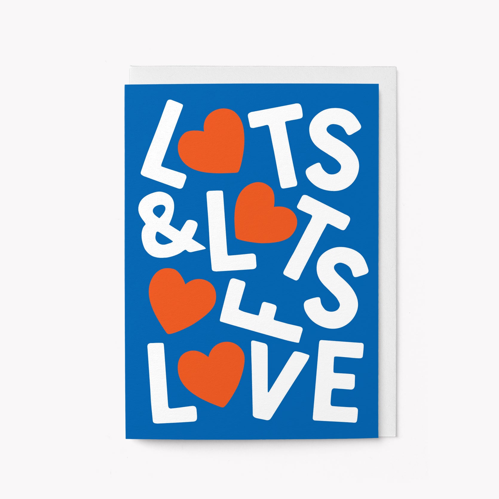 Lots of love - Greeting card