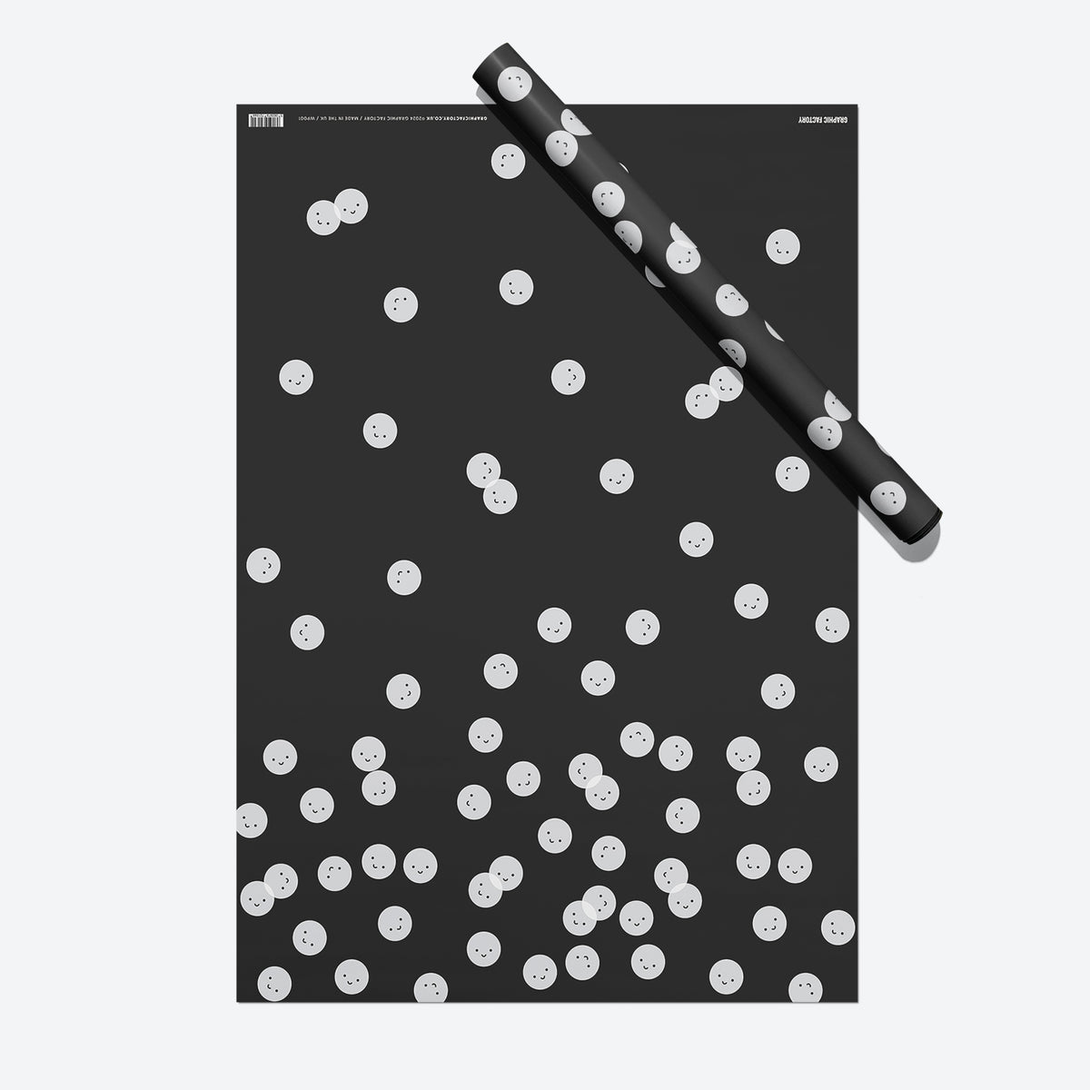 Smiley Faces Gift Wrap Set – 5 Sheets