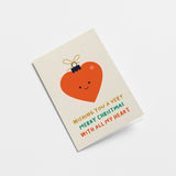 Wishing you a very merry Christmas with all my heart - Christmas greeting card