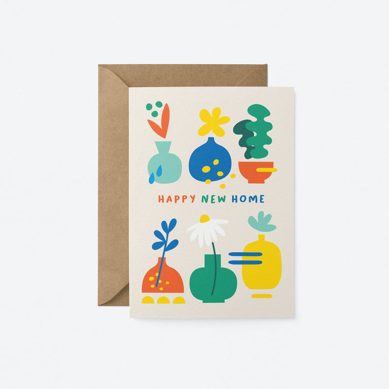 Happy New Home Greeting card in the UK