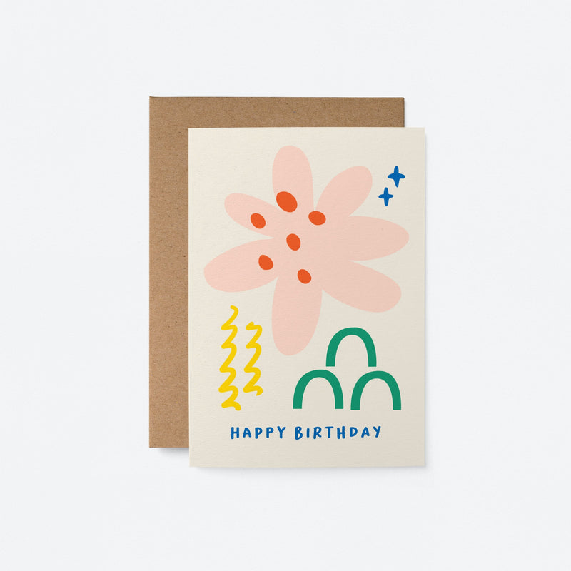 Happy birthday - Greeting card