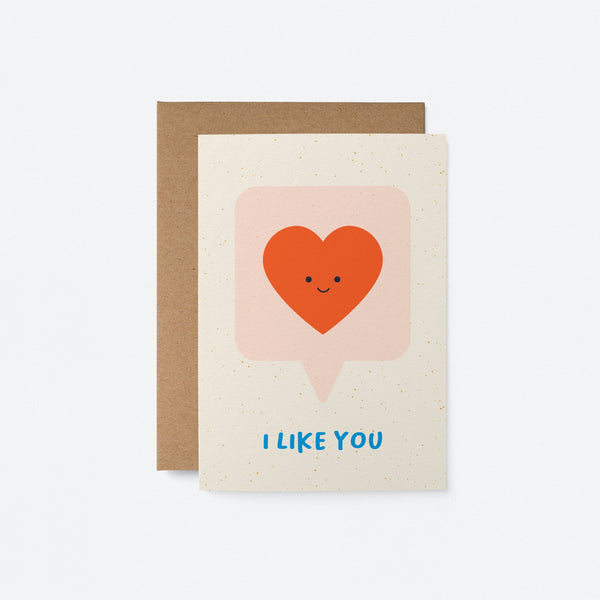 I like you - Cute Love Card