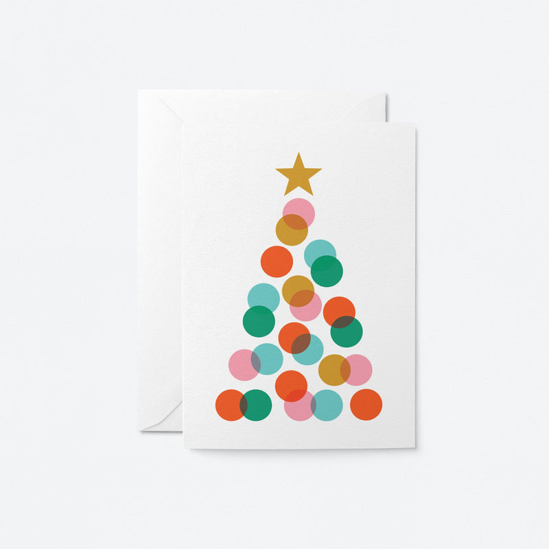 Christmas tree - Christmas card