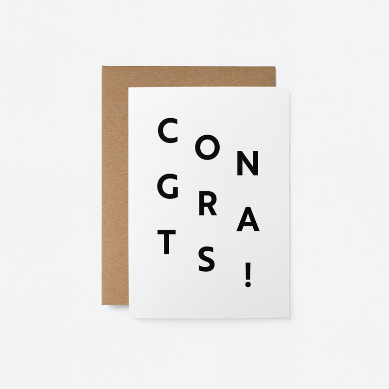 Congrats - Greeting card