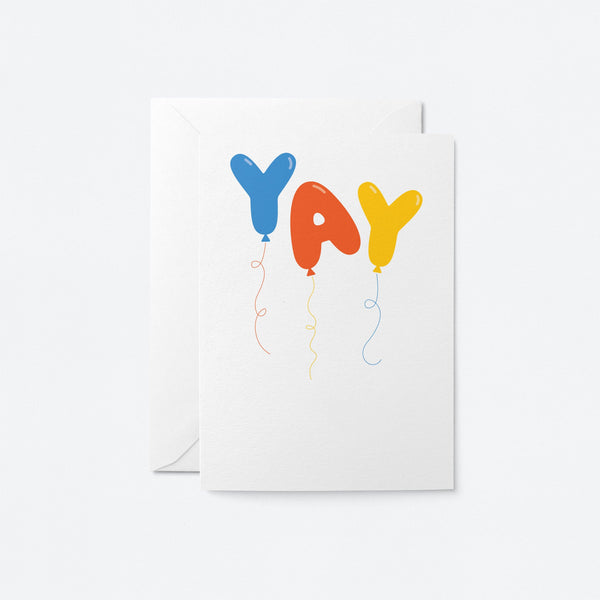 Yay! - Birthday card