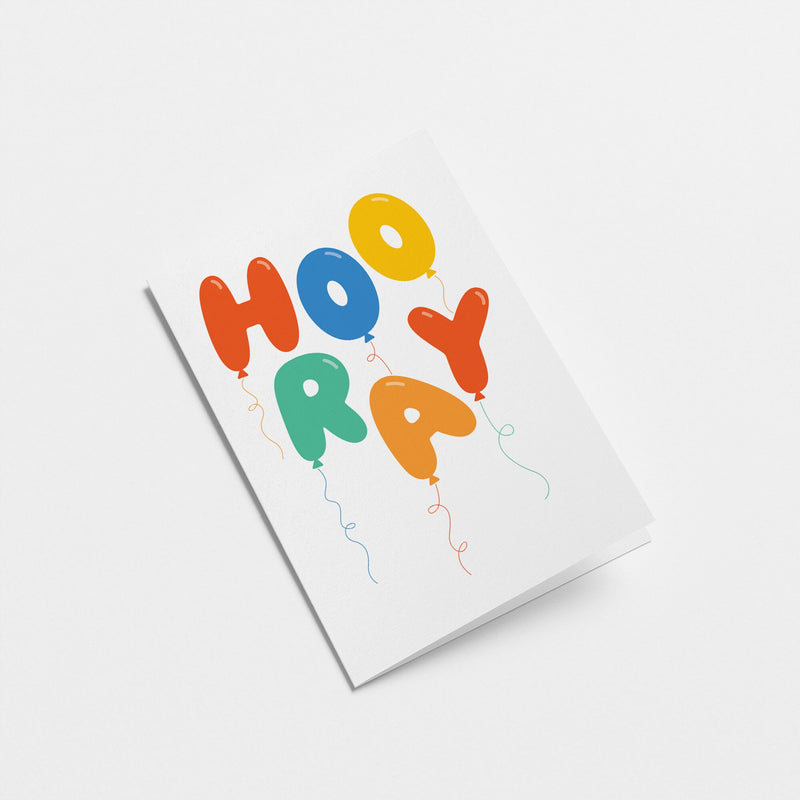 Hooray - Birthday card