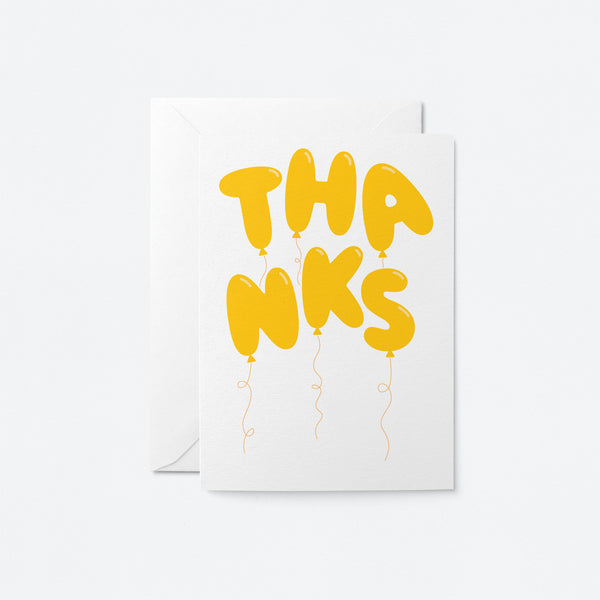 Thanks - Thank you card