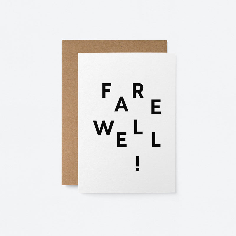 Farewell - Greeting card