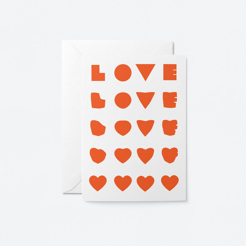 Love - Love & anniversary card