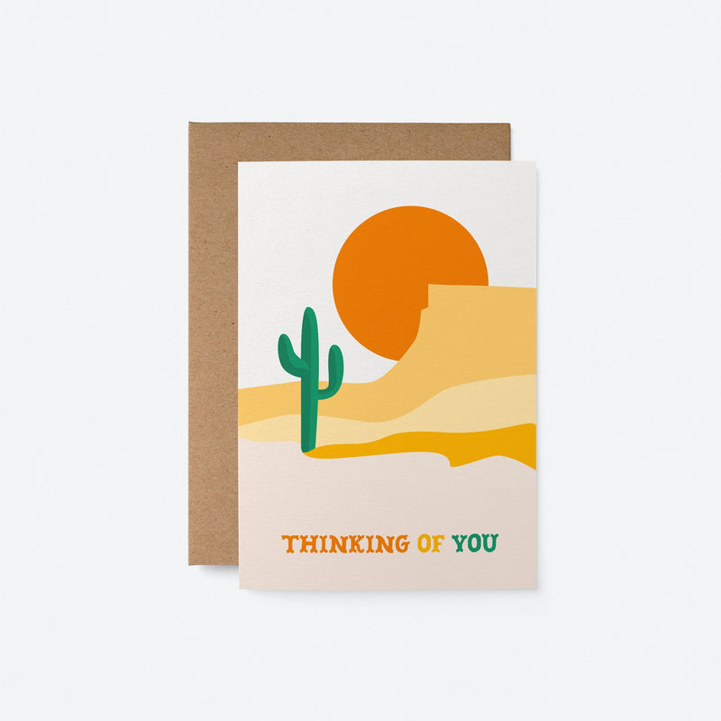 Thinking of you - Sympathy & Friendship card
