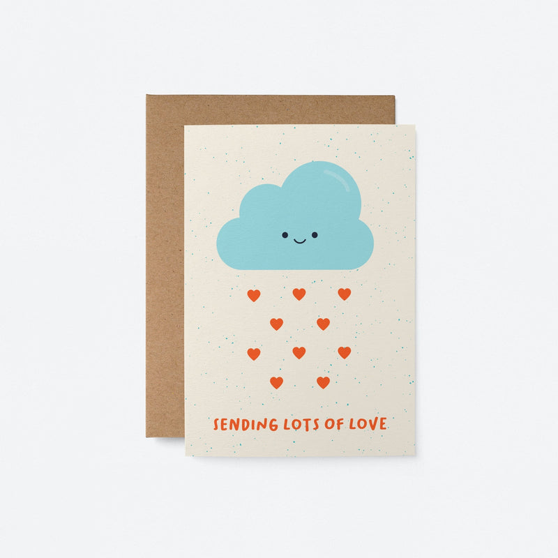 Sending lots of love - Greeting card