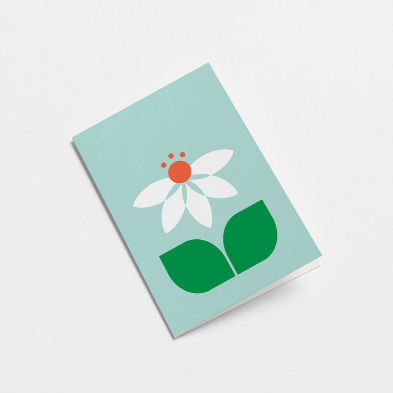 Flower No 21 - Greeting card