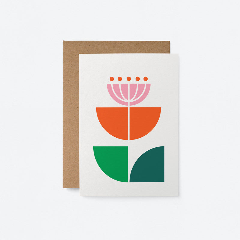 Flower No 16 - Greeting card