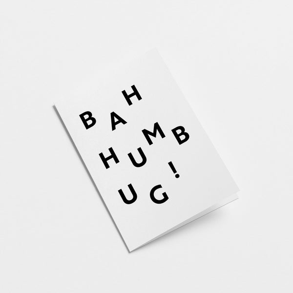 Bah Humbug! - Christmas card