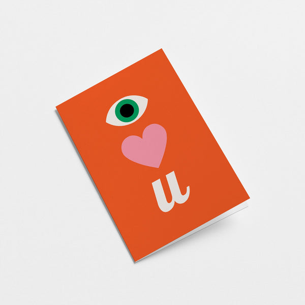 I love you - Greeting card