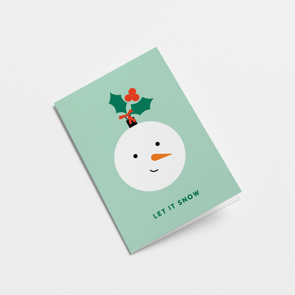 Let it snow - Christmas Greeting card