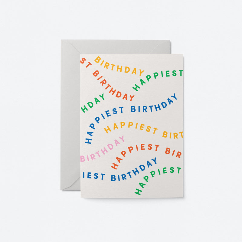 Happiest Birthday - Greeting card