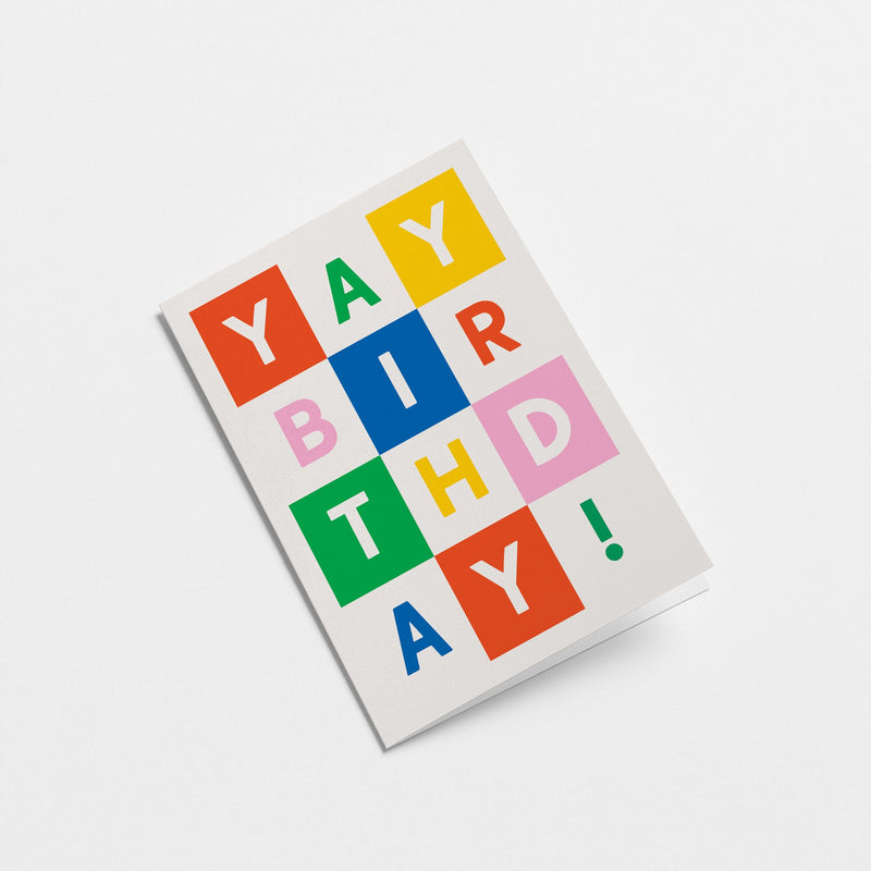 Yay! Birthday - Greeting card