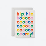 Hip hip hooray - Birthday Greeting card