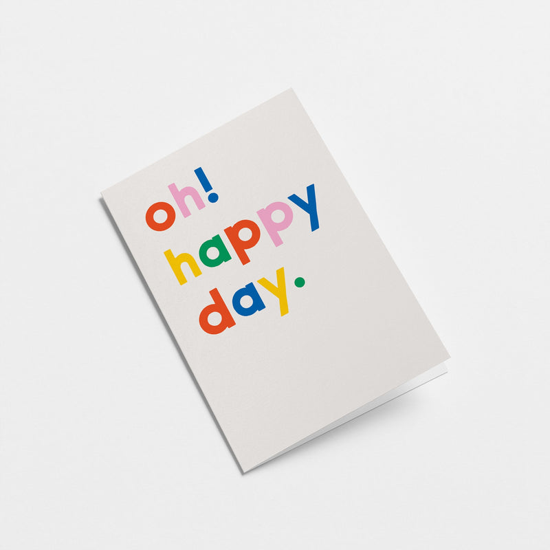Oh! happy day - Greeting card