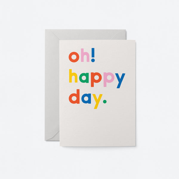 Oh! happy day - Greeting card