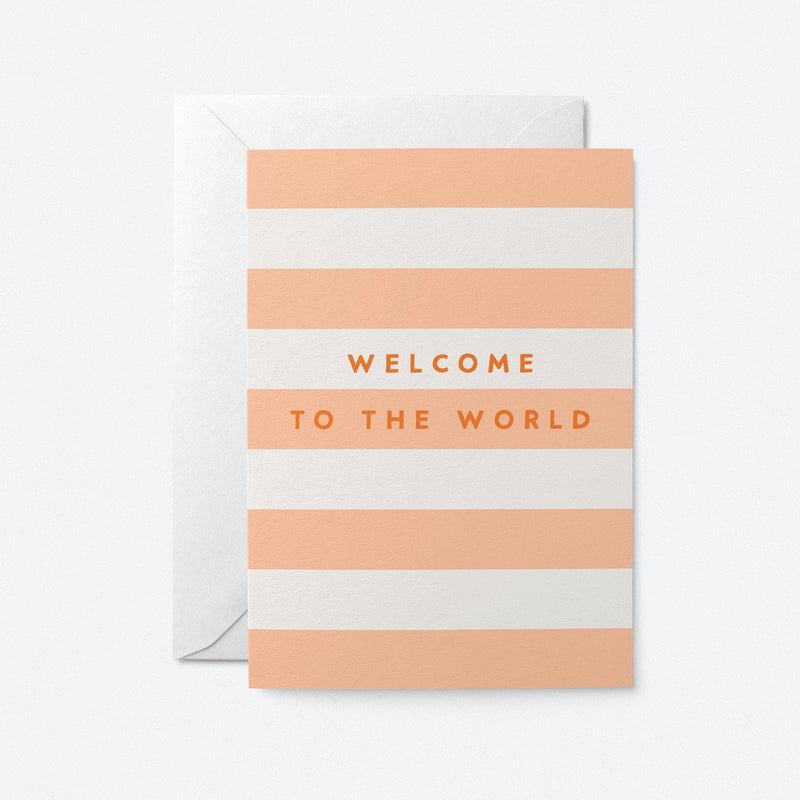 Welcome to the world - New Baby card