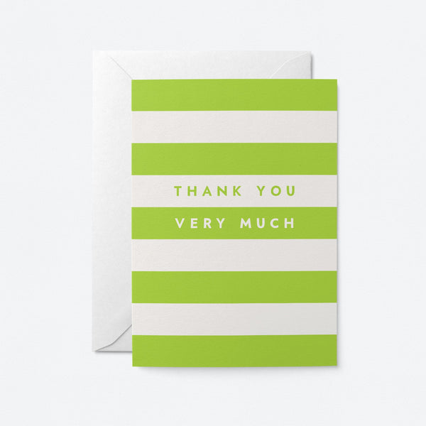 Thank you very much - Thank You Greeting card